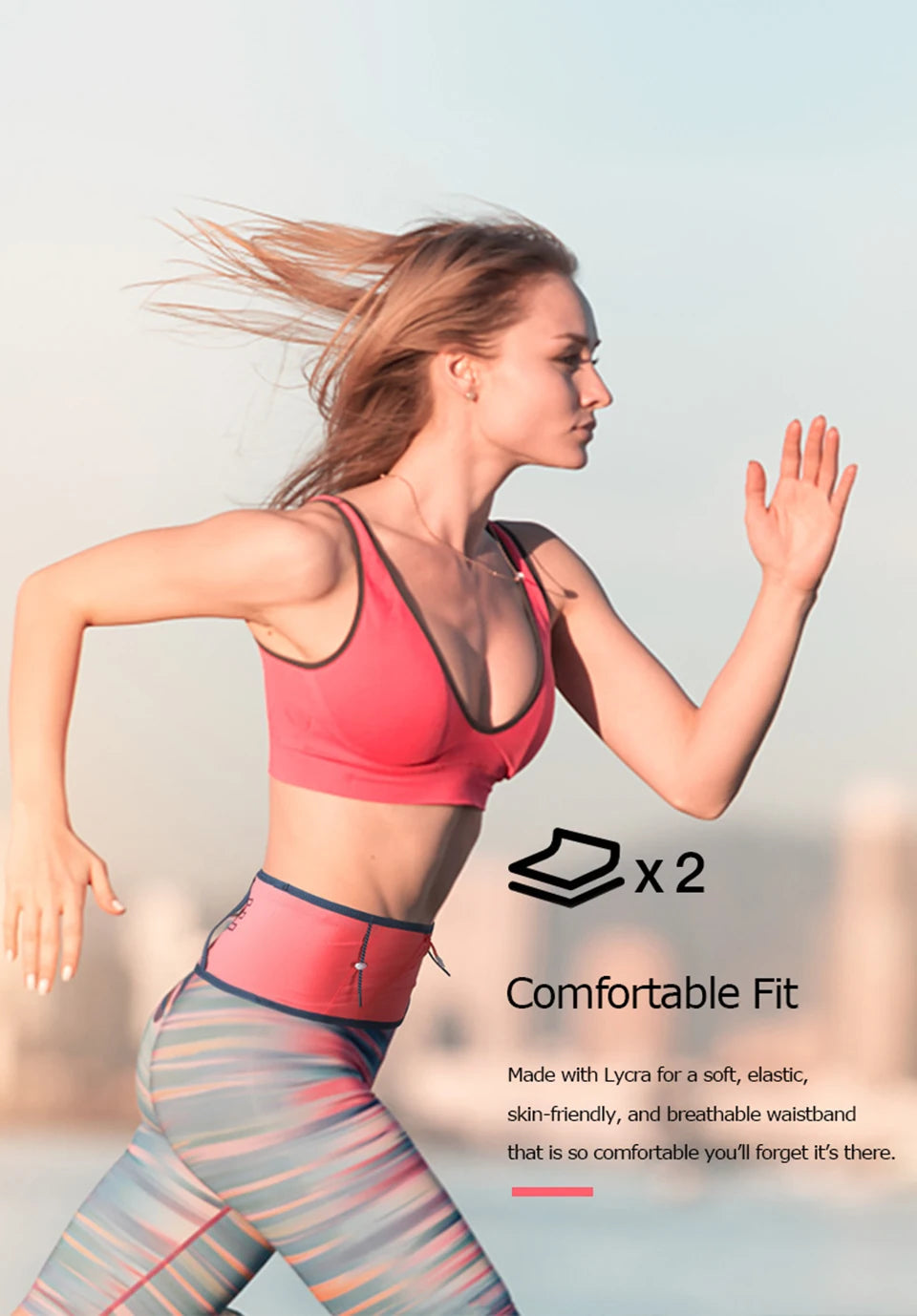 AONIJIE 4-Way Stretch Hydration Running Belt Waist Pack Travel Money Bag Trail Marathon Gym Workout Fitness Mobile Phone Holder