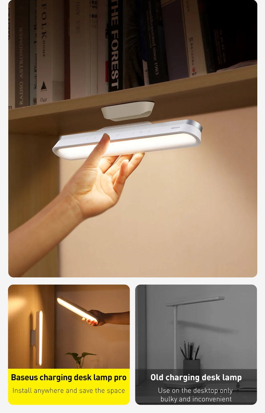 Baseus Universal Lamp Magnetic Hanging Light
