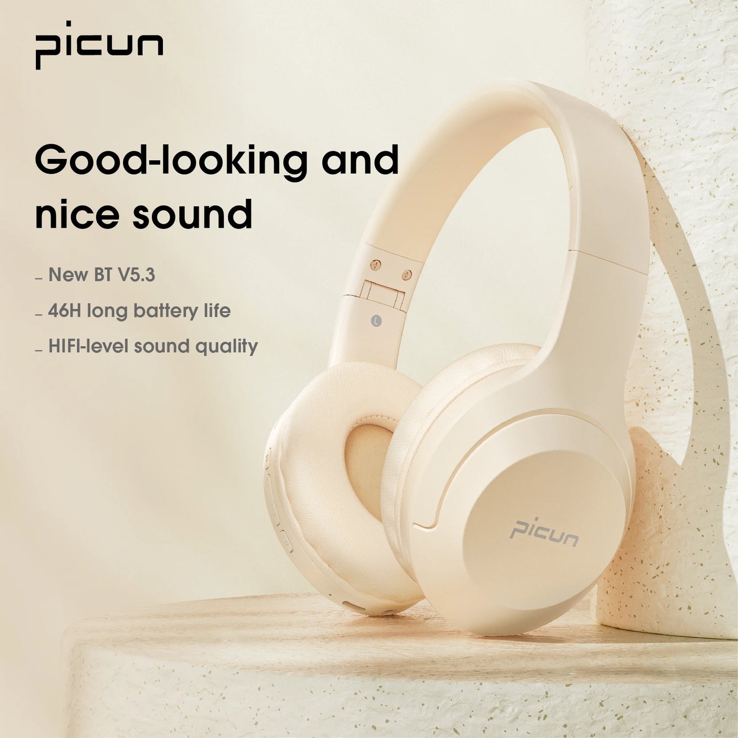 Picun B-01S Wireless Bluetooth Headphones