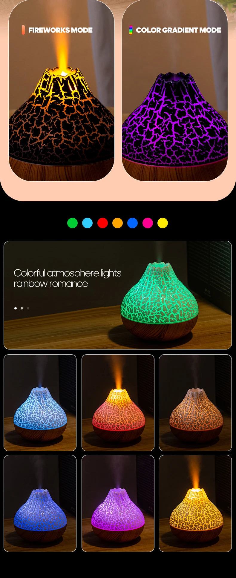 KINSCOTER Volcano Air Humidifier