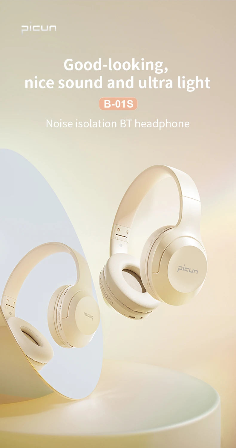 Picun B-01S Wireless Bluetooth Headphones