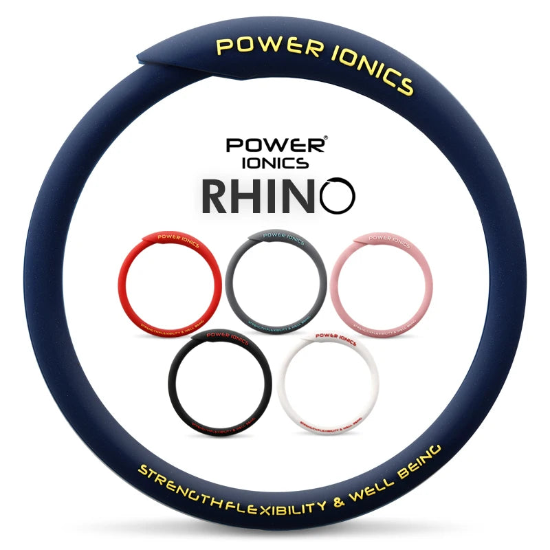 Rhino Power Ionics Unisex Anions Silicone Waterproof Sports Bracelet