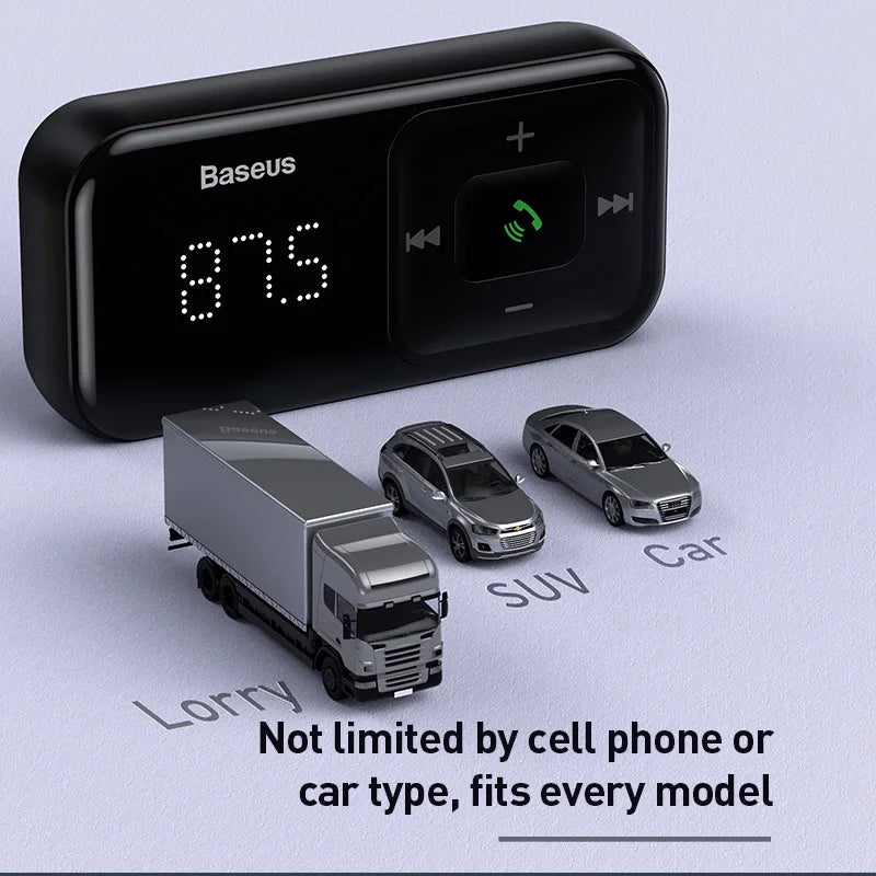 Baseus Car FM Transmitter Bluetooth 5.0