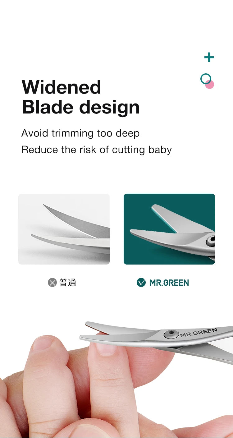 MR.GREEN Baby Safety Nail Scissors Manicure Set