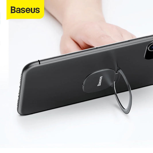 Baseus 3-in-1 Phone Ring Holder 2.1mm Thin Finger Ring Kickstand Magnetic Pad