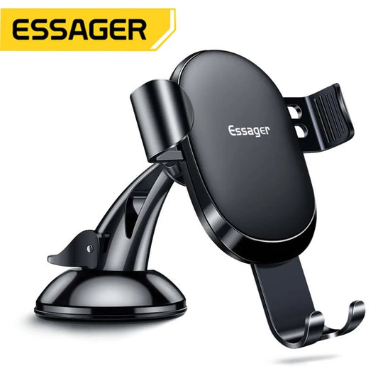 Essager Gravity Car Phone Holder - Universal Mount for Samsung, iPhone, and Other Phones