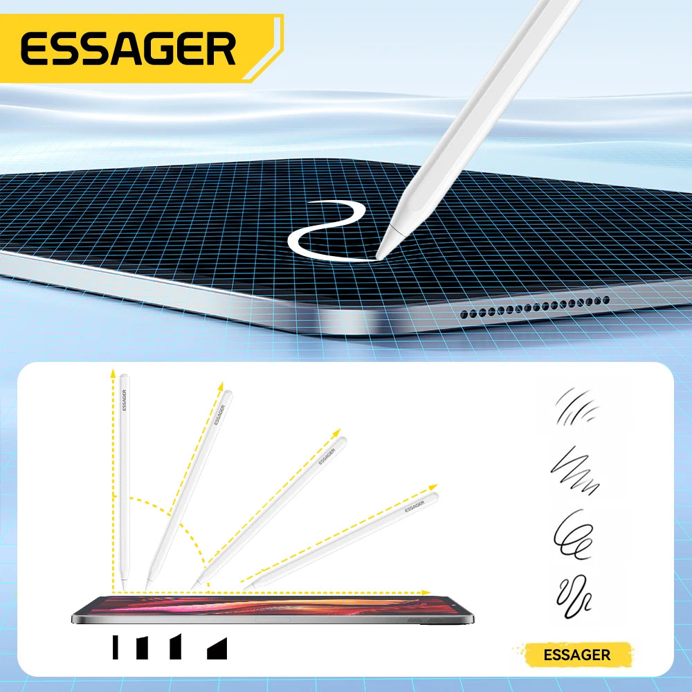 Essager Stylus Pen for Apple Pencil 1 & 2 | Wireless Charging Touch Pen for iPad Air, Pro, Mini & Tablet Accessories