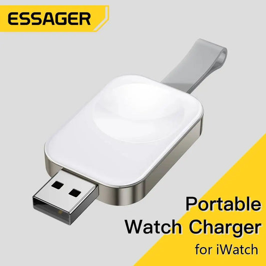 Essager Magsafe For Apple Watch Series 2-8 | Magnetic Fast Charging Dock Station | Portable Travel Wireless Charger For iWatch