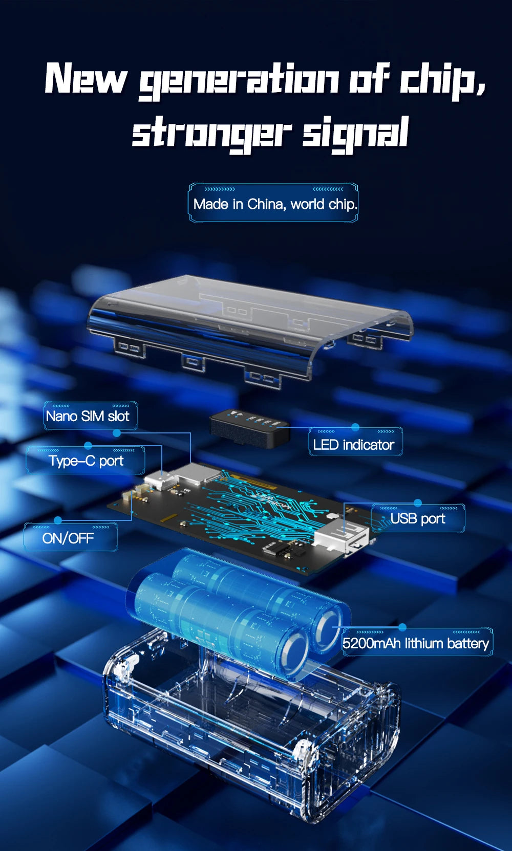 KuWFi Portable 4G Router