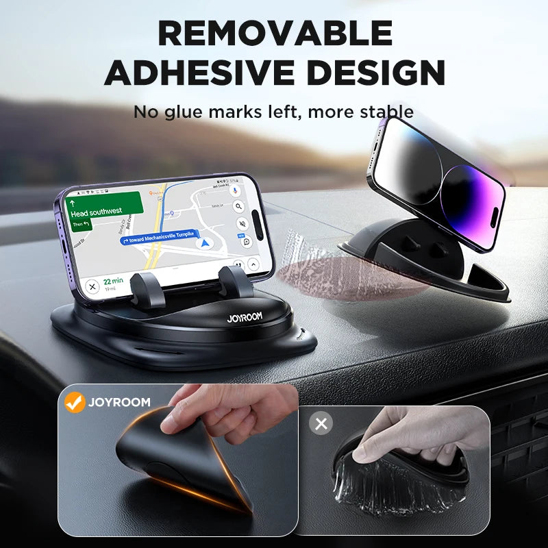 Joyroom Dashboard Universal Car Phone Holder - Upgraded Reusable Silicone