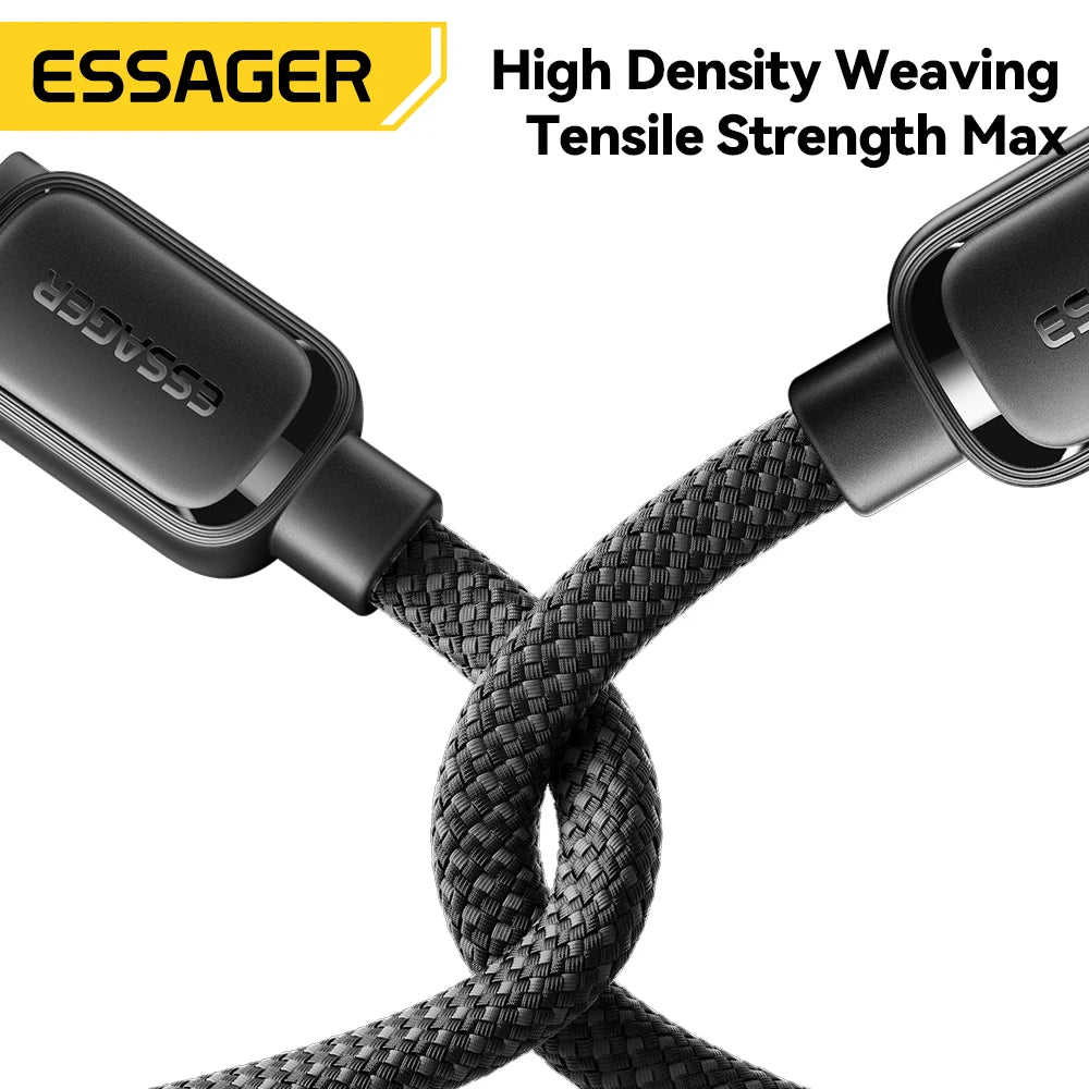 Essager 7A 100W USB Type-C Magnetic Fast Charging Data Cable