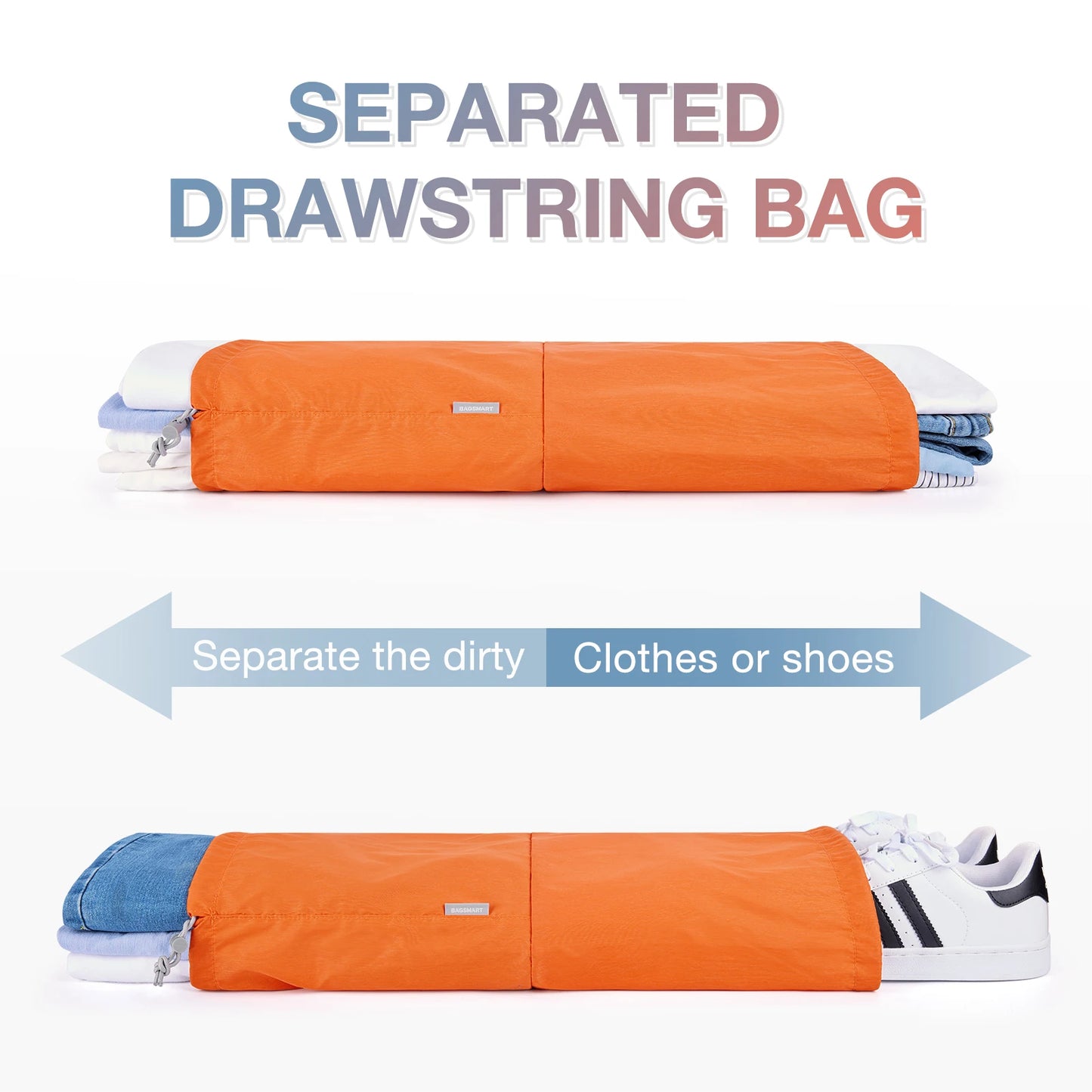 BAGSMART Packing Cubes - Compression Storage Bag for Travel