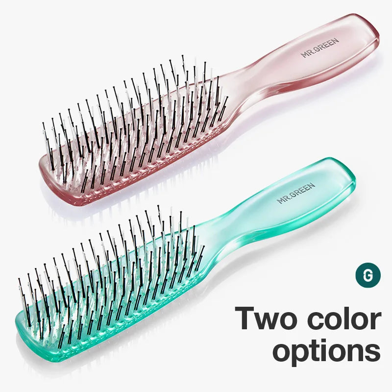 MR.GREEN Hair Brush, Massage and Volumizing Hair Styling Fine Tooth Detangling Brush