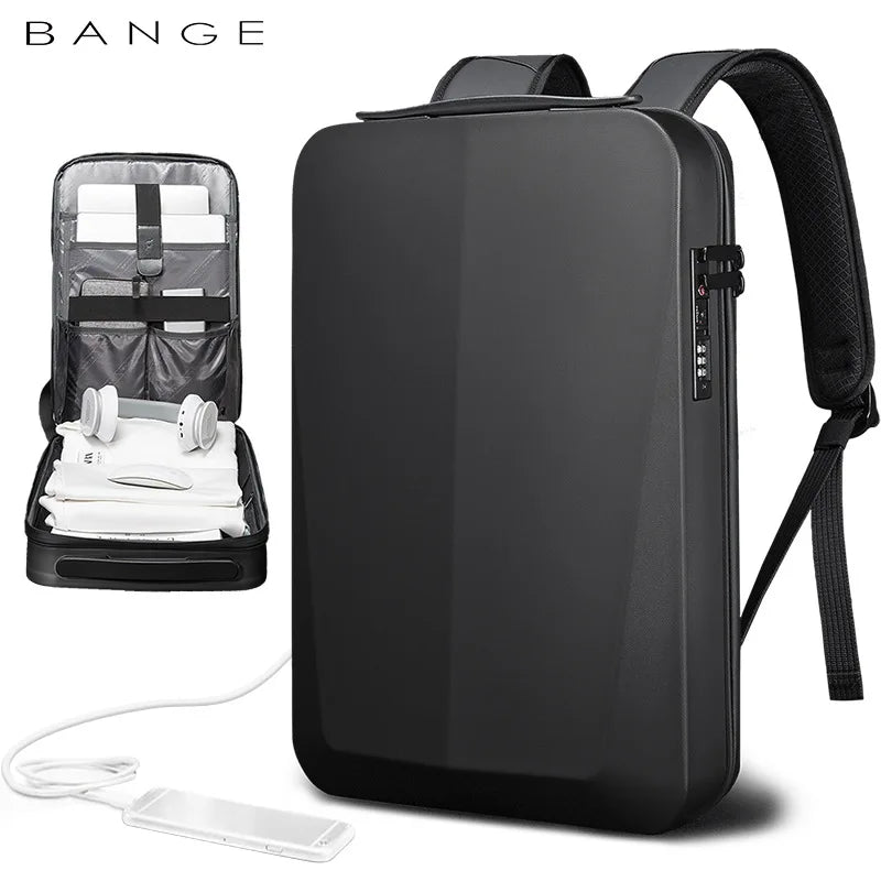 BANGE Elegant Business Backpack for 15.6-Inch Laptop