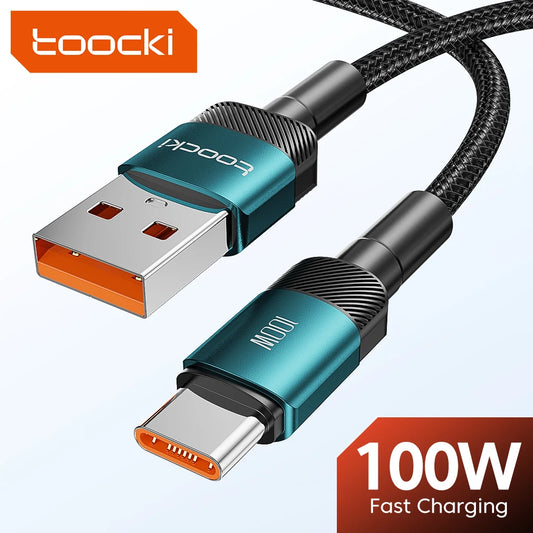 Toocki USB Type-C Cable 100W Fast Charging 6A