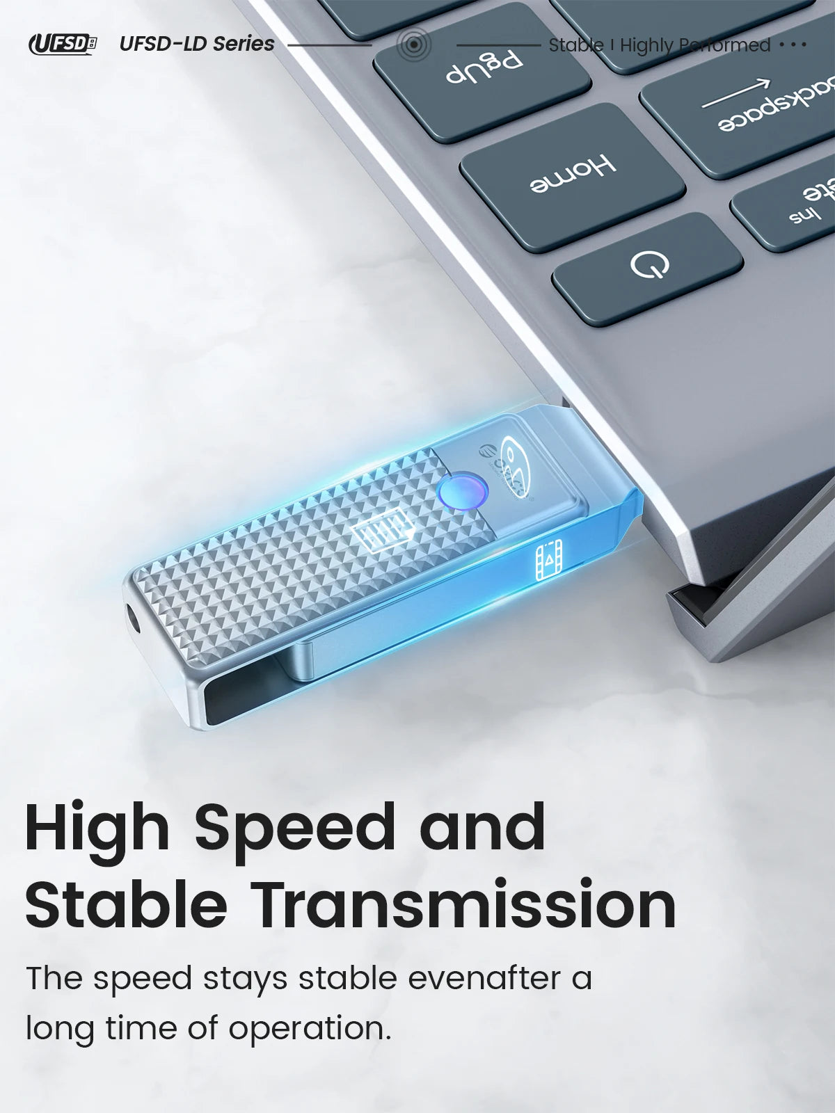 ORICO UFSD 2-in-1 Dual Flash Drive – 405MB/s High-Speed OTG Pen Drive with USB-A & Type-C Interfaces