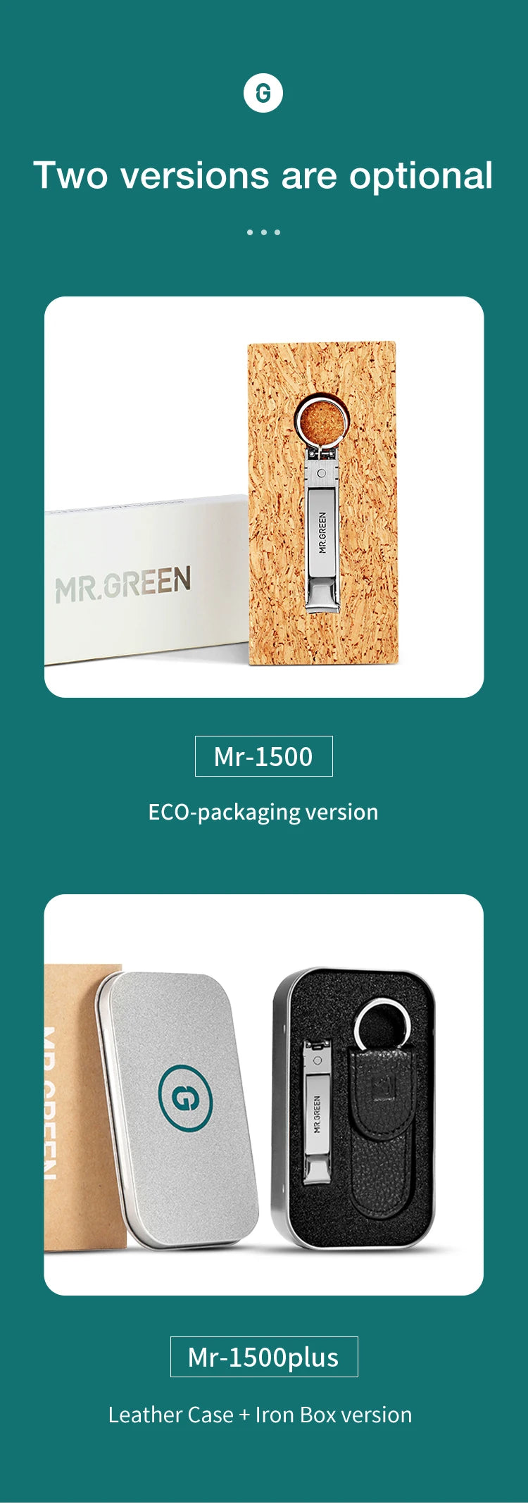 MR.GREEN Ultra-Thin Nail Clippers