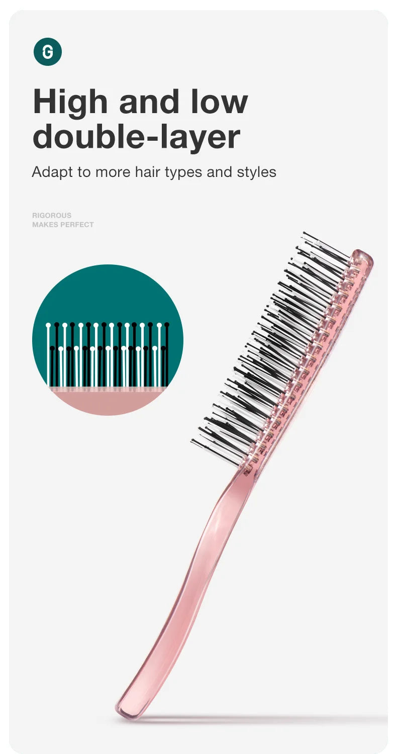 MR.GREEN Hair Brush, Massage and Volumizing Hair Styling Fine Tooth Detangling Brush