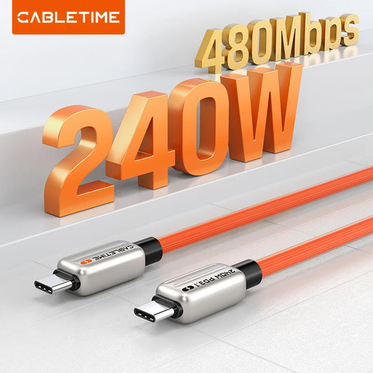 CABLETIME 240W USB C Charger Cable