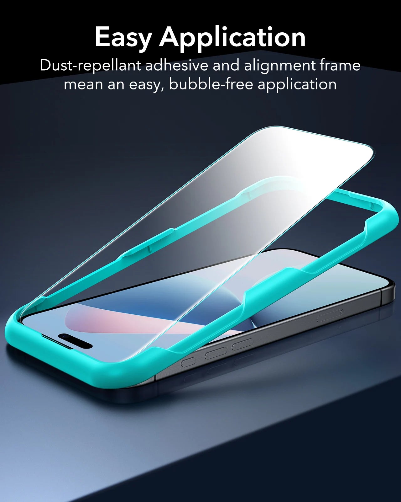 ESR Full-Coverage HD Tempered Glass Screen Protector for iPhone 16 Series – Anti-Peek Protection for iPhone 16, 16 Pro, 16 Plus, and 16 Pro Max