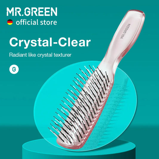 MR.GREEN Hair Brush, Massage and Volumizing Hair Styling Fine Tooth Detangling Brush