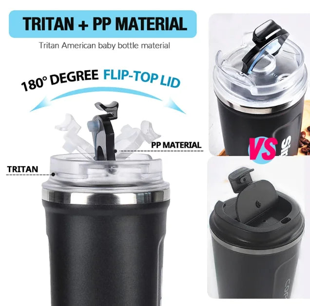 FEIJIAN 380ml Travel Coffee Cup