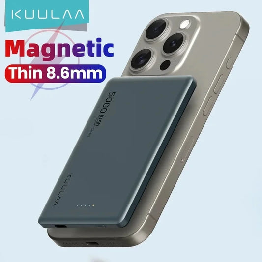 KUULAA MagOn Wireless Fast Charging Power Bank 5000mAh