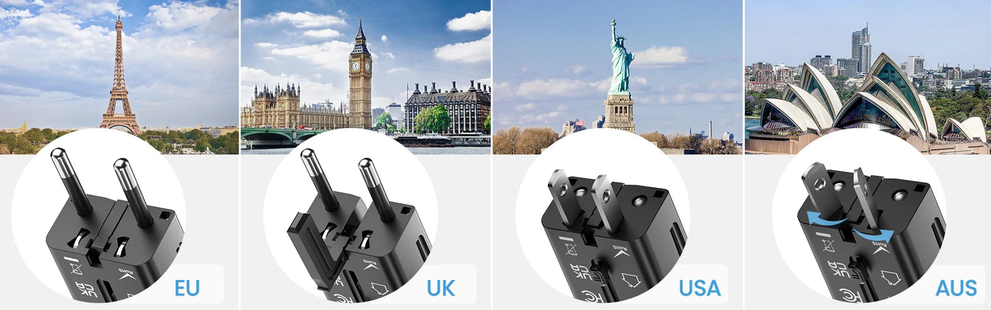 LENCENT International Travel Adapter