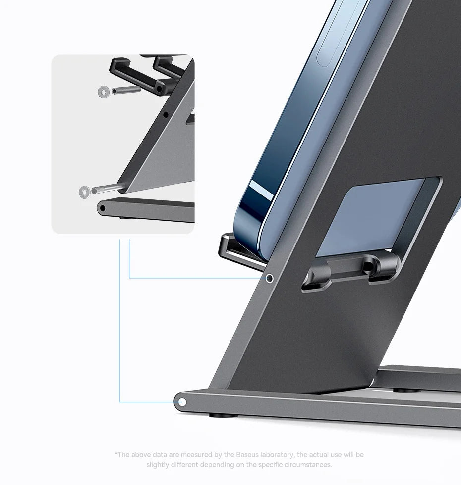 Baseus Foldable Metal Desktop Holder for Smartphones and Tablets