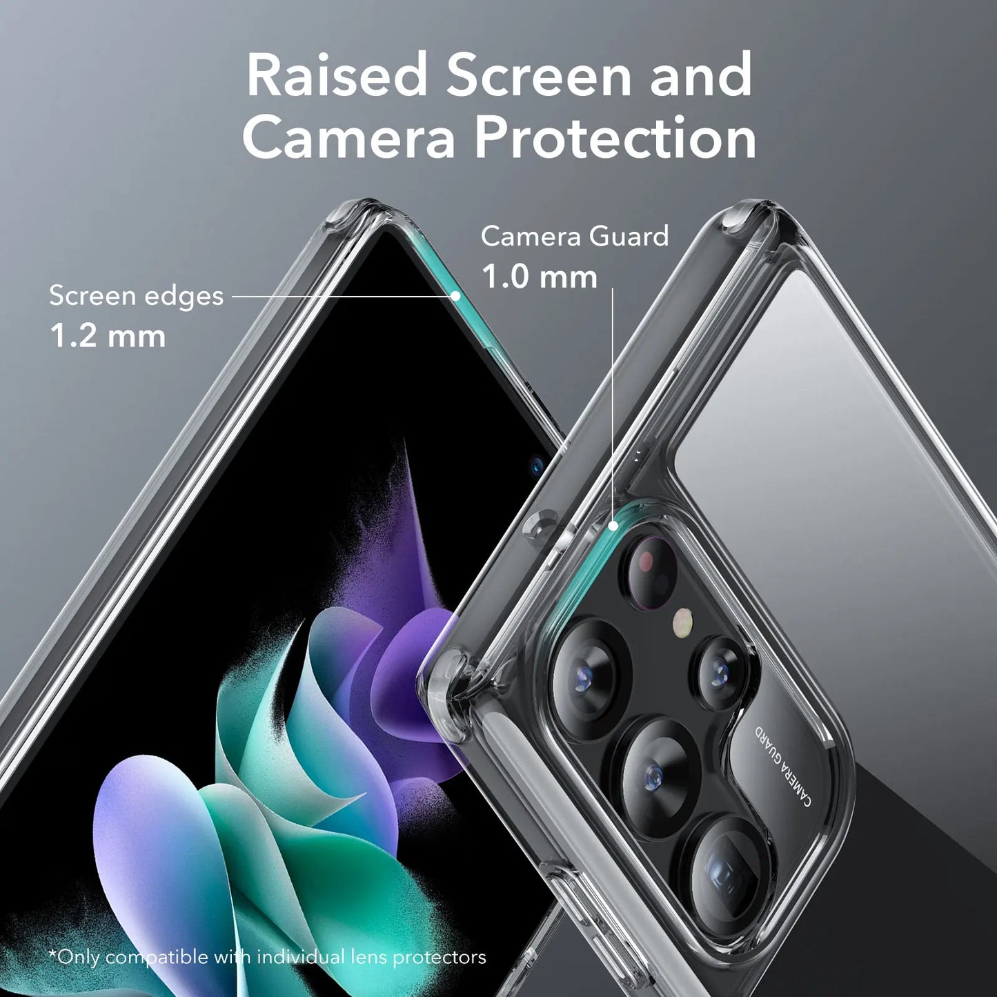 ESR Boost Hybrid Case with Kickstand for Galaxy S23 and S24 Series – Protective Cover for S23 Plus, S24, and S24 Ultra