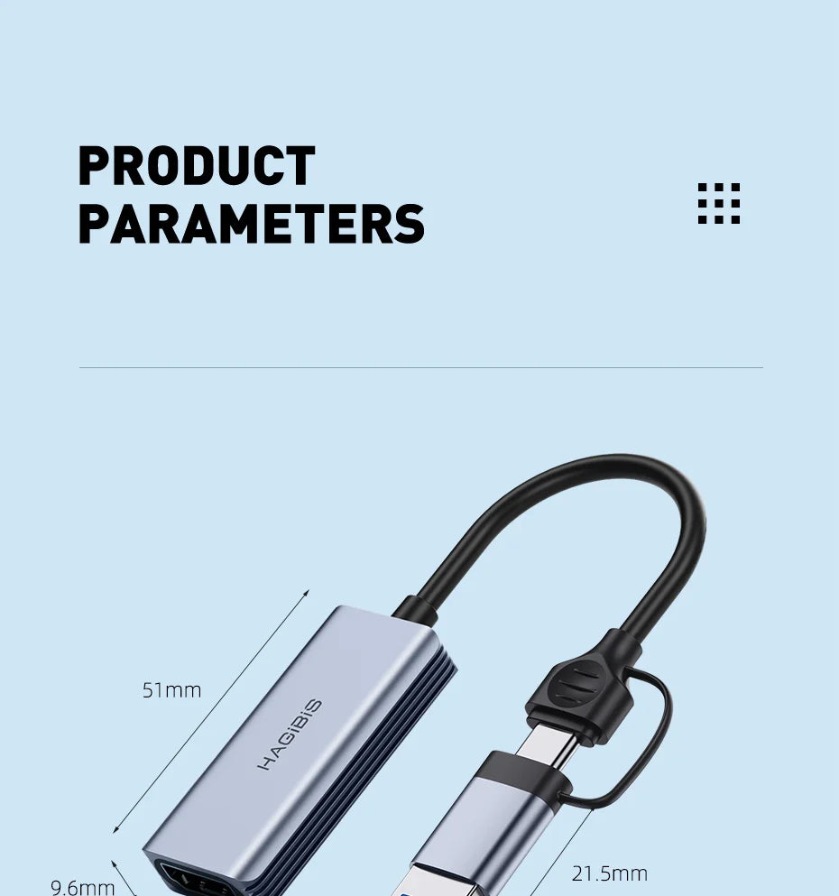 Hagibis USB 3.0 HDMI to USB/Type-C