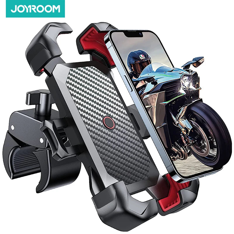 Joyroom Bike Phone Holder Mount: Quick Install & Automatic Lock Features