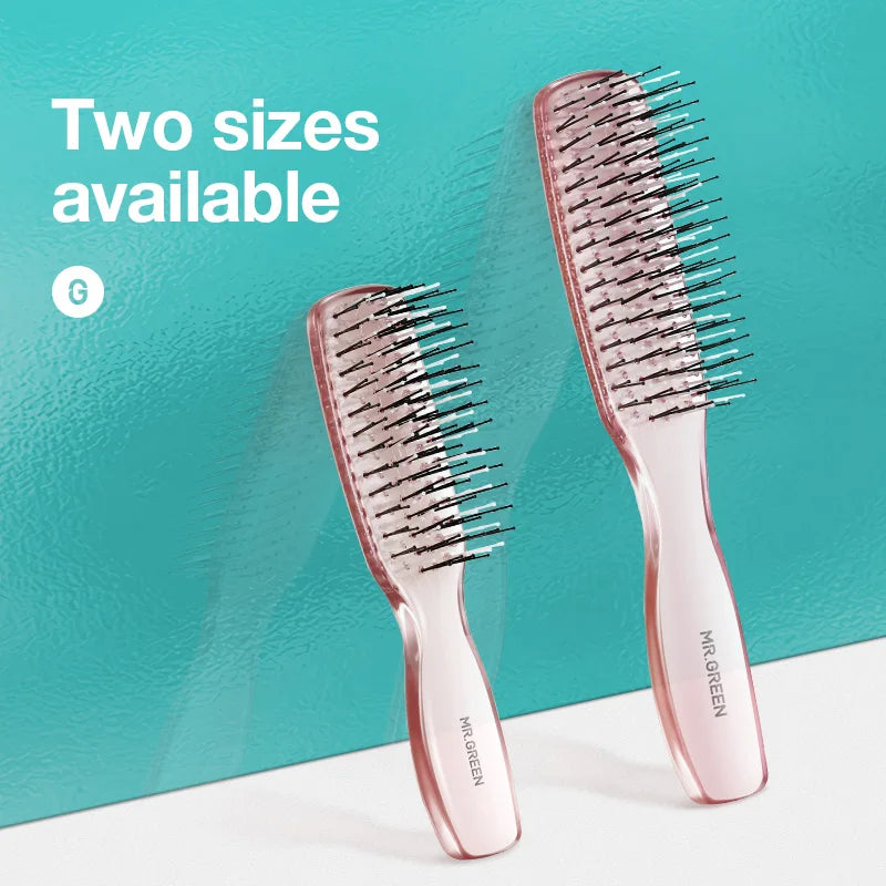 MR.GREEN Hair Brush, Massage and Volumizing Hair Styling Fine Tooth Detangling Brush