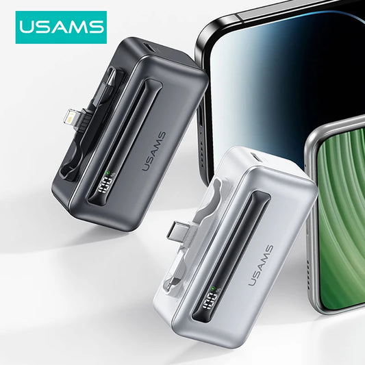 USAMS 20W Mini Power Bank – Compact & Powerful