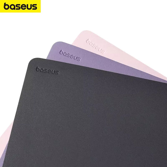 Baseus Colours PU Leather Mouse Mat, Anti-slip & Waterproof, 26x21cm Mouse Pad, Office & School Desk Accessories