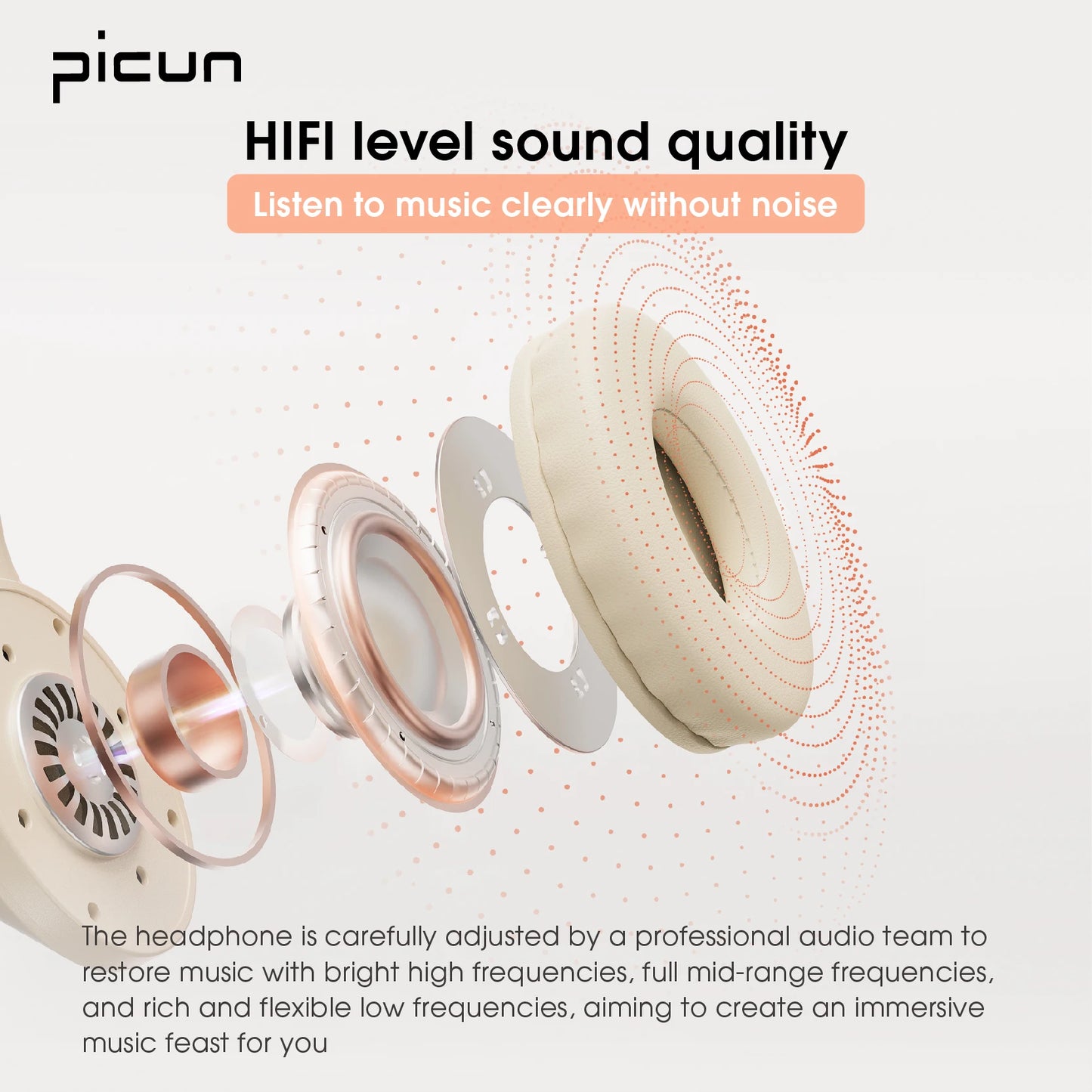 Picun B-01S Wireless Bluetooth Headphones